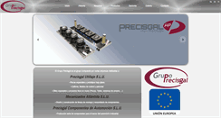 Desktop Screenshot of precisgalgroup.com